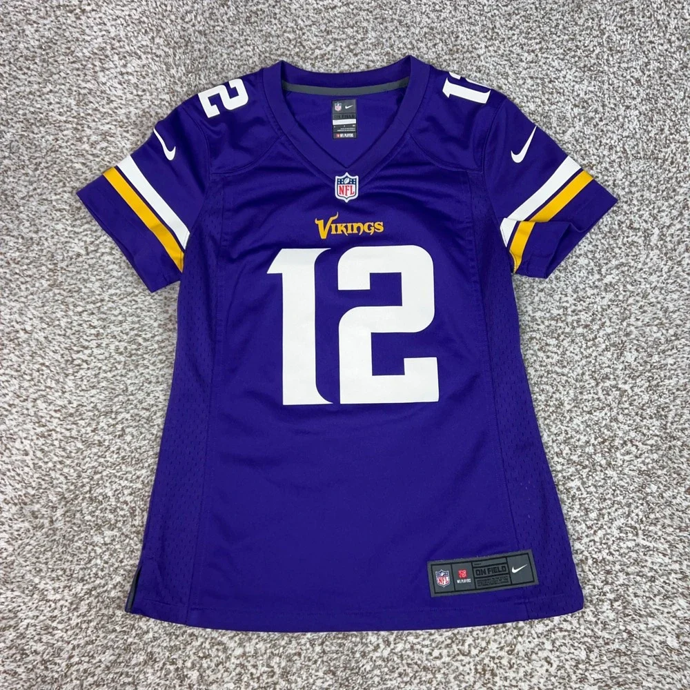 Minnesota Vikings Jersey Womens Small Purple Percy Harvin 12 Nike NFL Football